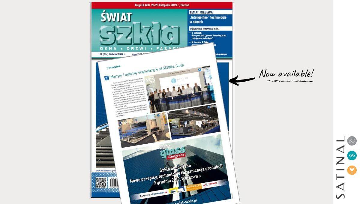 NOVEMBER ISSUE OF SWIAT SZKLA SATINAL