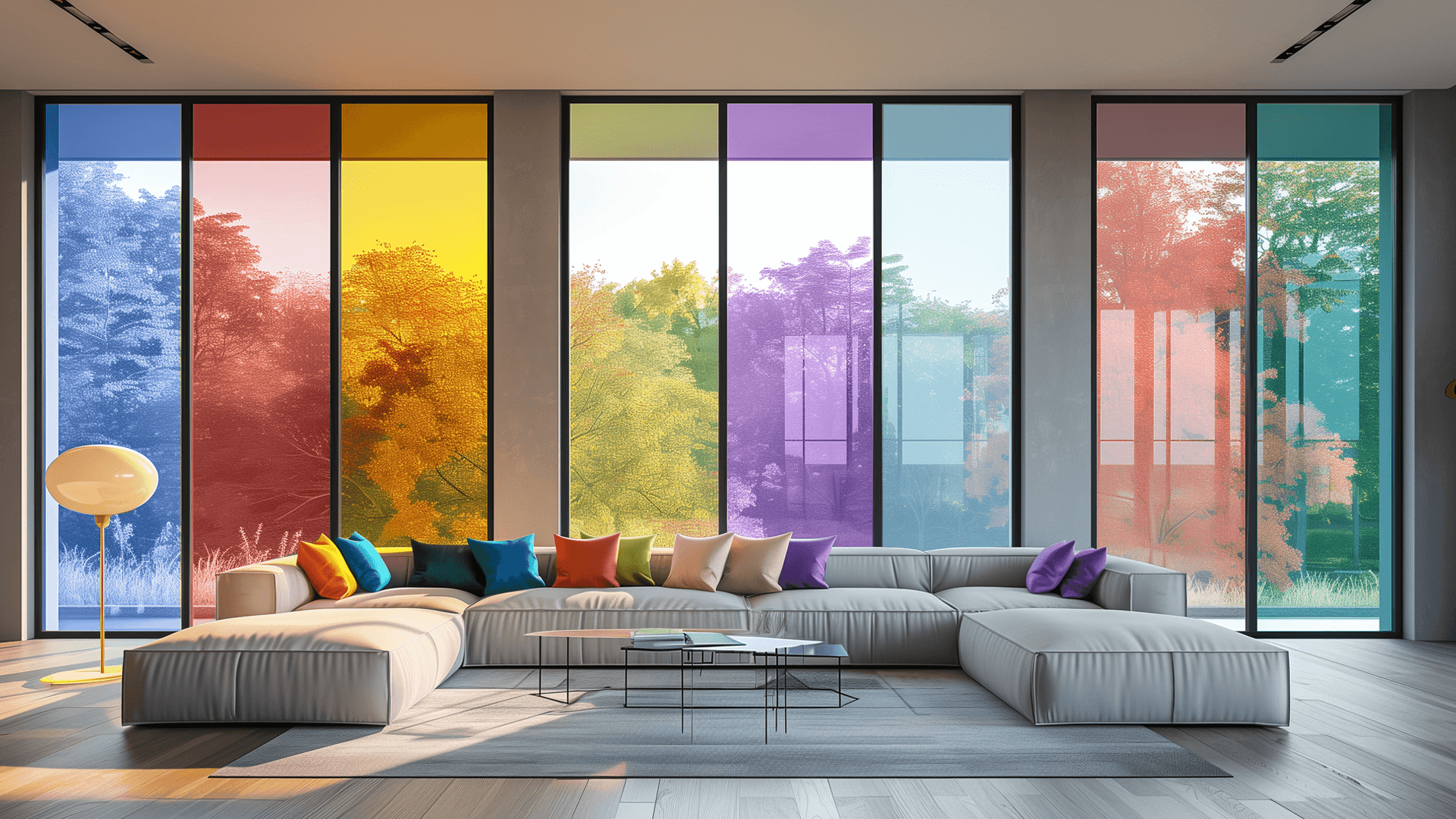 intercalari EVA colorati per vetri laminati di design by STRATO COLOUR